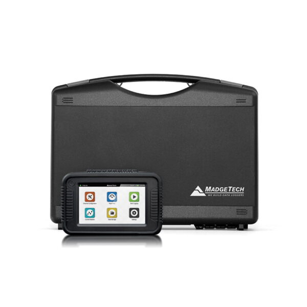 MadgeTech Titan S8 data logger with carry case.