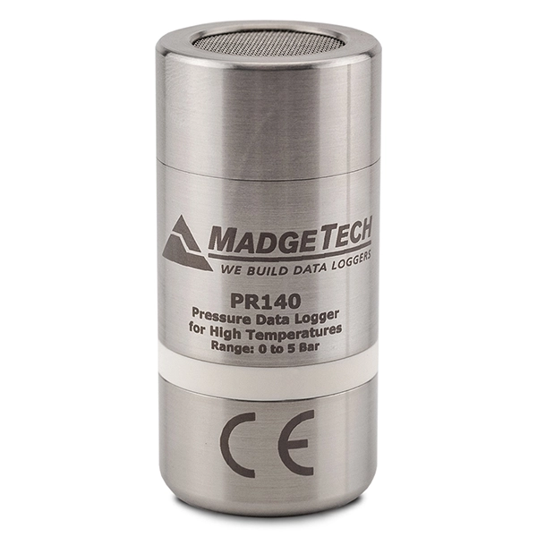 MadgeTech PR140 is a pressure logger with flush top.