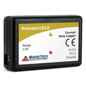 MadgeTech Process101A is a compact 4-20mA data logger that measures and records low-level DC currents.