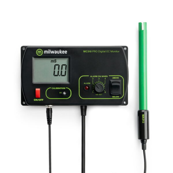 Milwaukee instruments Conductivity monitor for nutrient tanks, hydroponics, and horticulture