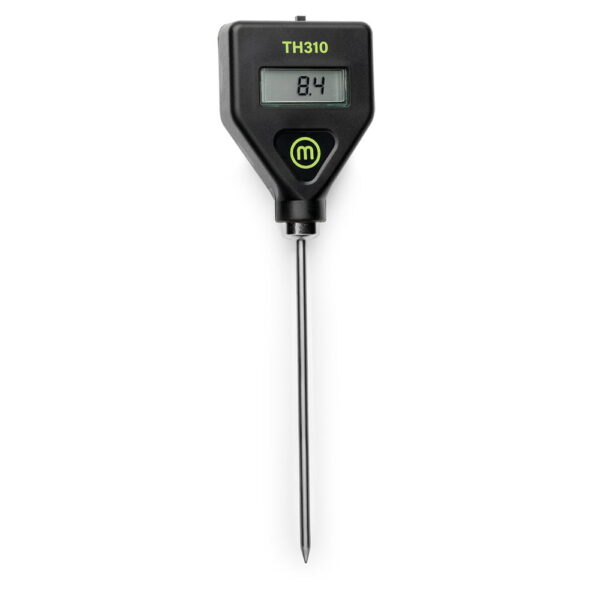 Milwaukee TH310 digital thermometer angled view without cap.