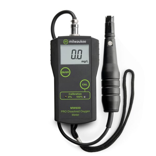 Dissolved oxygen meter MW600 for aquariums, fish farmers and laboratories.