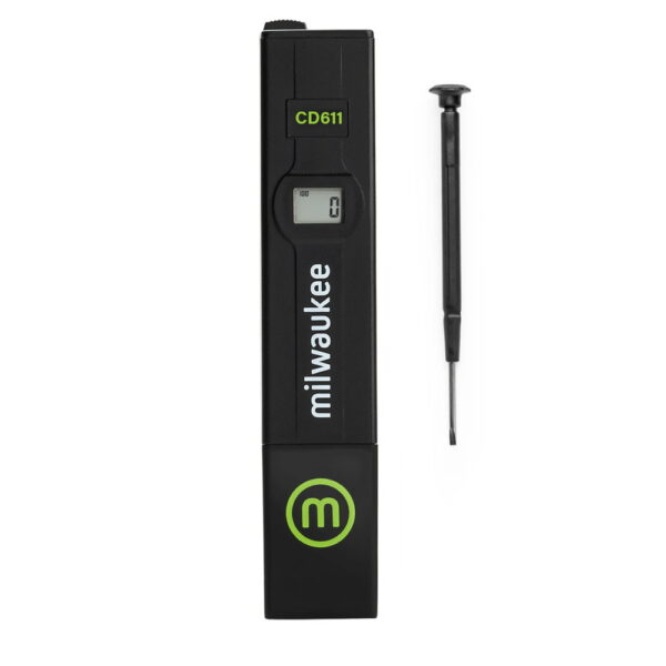 Milwaukee CD611 comes with a screwdriver to adjust reading when calibrating.