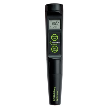 Milwaukee Instruments EC59 waterproof TDS meter to monitor pH, Temperature and TDS levels.