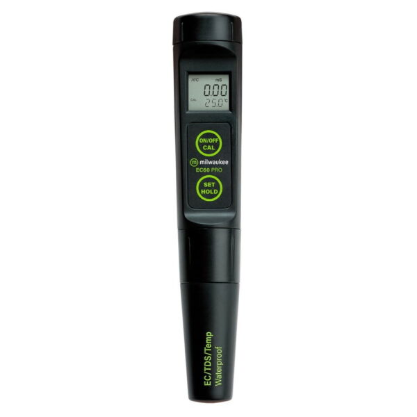Milwaukee EC60 EC meter can measure Conductivity, TDS and Temperature.