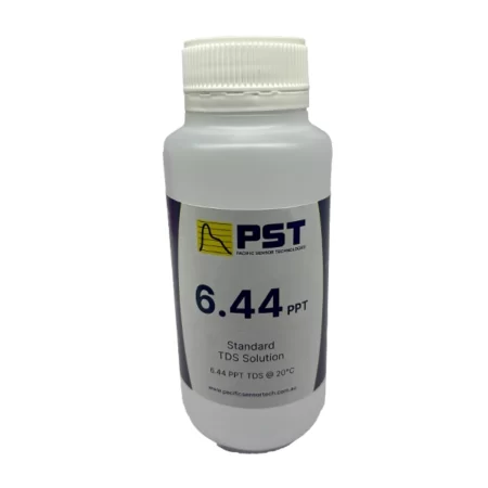 6.44 ppt TDS Calibration Solution for TDS meter calibration, available in 250ml and 500ml bottles.