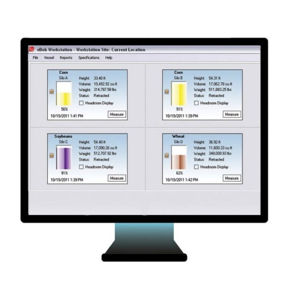BinMaster Binventory Software showing multiple bins on one screen.