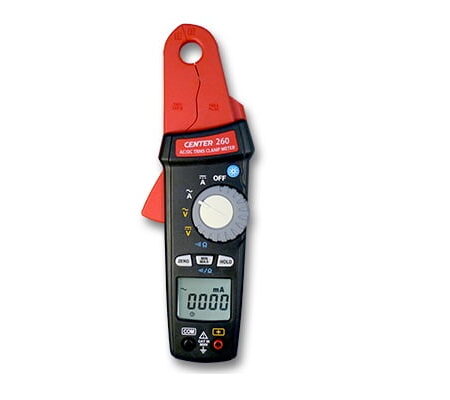 CENTER C260 TRMS AC/DC Clamp Meter with 1 mA Current Resolution.