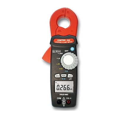 CENTER C266 TRMS AC Leakage Clamp Meter with 0.001 mA Current Resolution.