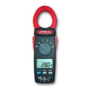 CENTER C28 Clamp Meter with True RMS Measuring, Measuring Current : AC 1000A and Data Hold Function and Auto-ranging.