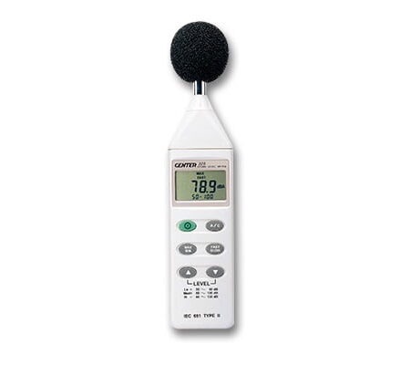 CENTER C320 sound level meter has a 0.1dB resolution.