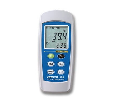 CENTER C370 RTD thermometer.