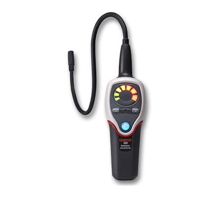 The CENTER C380 Refrigerant Leak Detector can be used to identify R134a and other common gases.