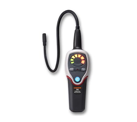 The CENTER C383 Gas Leak Detector features a Heated Semiconductor Gas Sensor.
