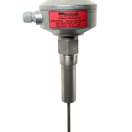 VR-600 is a compact vibrating rod that is ideal for small bins, hoppers, and feeders.