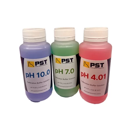 PST pH 3 pack includes pH 4.01, pH 7.0, pH 10.0 in 250ml bottles.