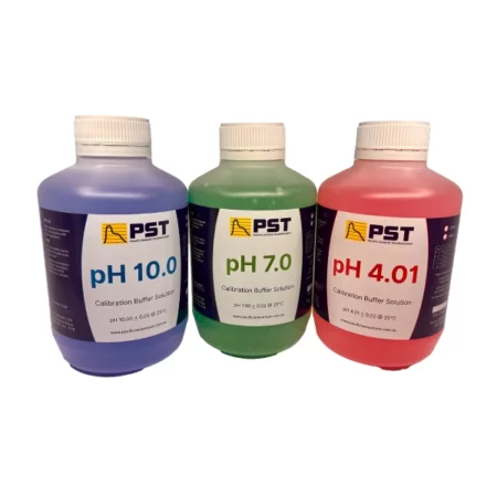 PST pH 3 pack includes pH 4.01, pH 7.0, pH 10.0 in 500ml bottles.