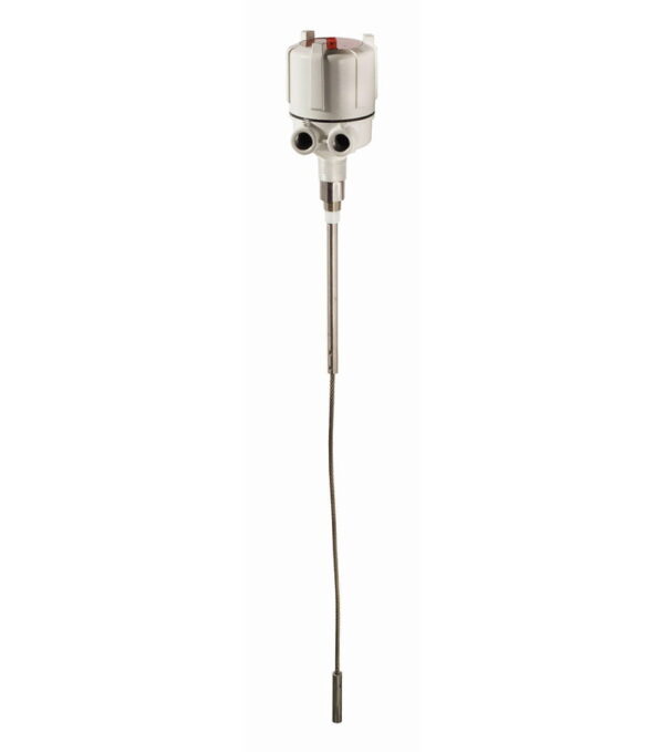The BinMaster flexible cable capacitance probe is suitable for Top mounting in tall silos.