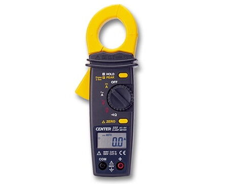 CENTER C222 AC/DC Clamp meter with 600A current range.