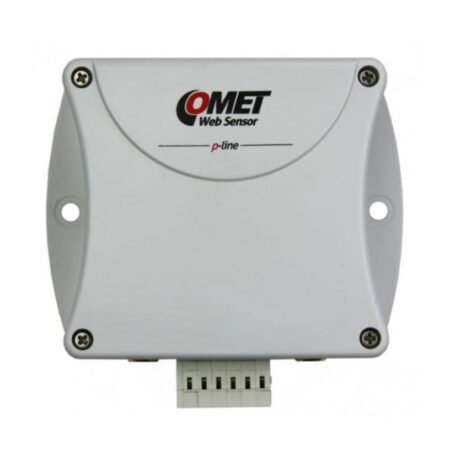 COMET P8552 websensor for measuring temperature, relative humidity and three binary inputs for two-states signals.
