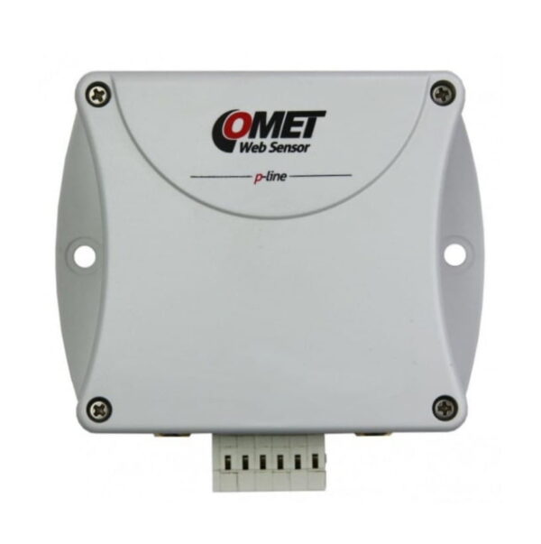 COMET P8552 websensor for measuring temperature, relative humidity and three binary inputs for two-states signals.