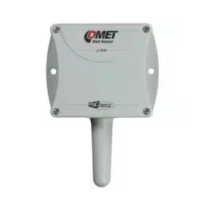 COMET P8610 Web Sensor with built-in temperature sensor and PoE.