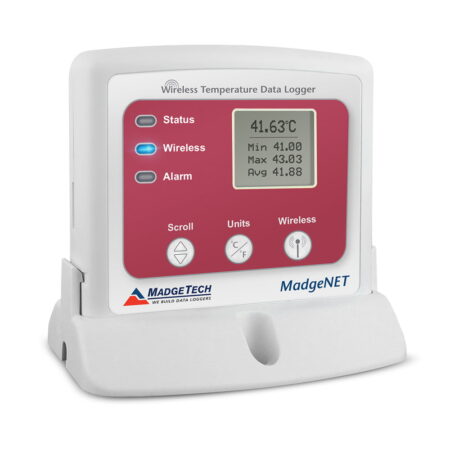 MadgeTech RFTemp2000A Room Temperature data logger is cloud compatible.