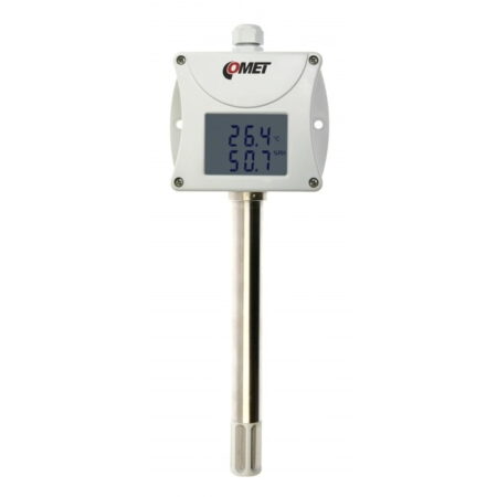 COMET T3313 Temperature and humidity transmitter with RS232 output.
