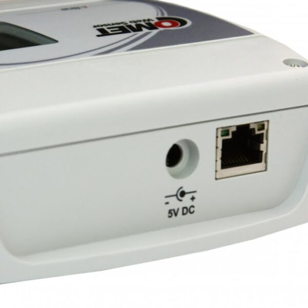 COMET T6640 power input and Ethernet port.