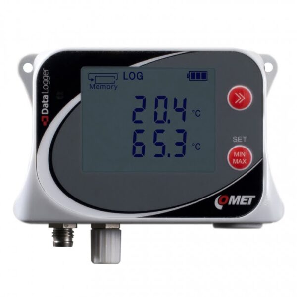 COMET U0121 dual channel temperature data logger for two external Pt1000 probes.