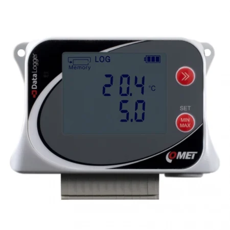 COMET U0541 Data logger is designed to record 2 voltage inputs and 2 x Pt1000 temperature inputs.