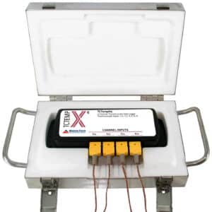 MadgeTech ThermoVaultX oven temperature recorder is available with four or eight thermocouple channels.