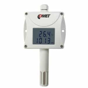 COMET T7310 Industrial temperature, humidity, barometric pressure transmitter with RS232 output.