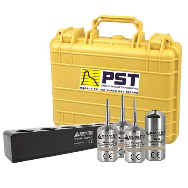 PST Validation Kit 2 includes MadgeTech HiTemp140 and PR140 data loggers for Autoclave and Sterilizer validation.