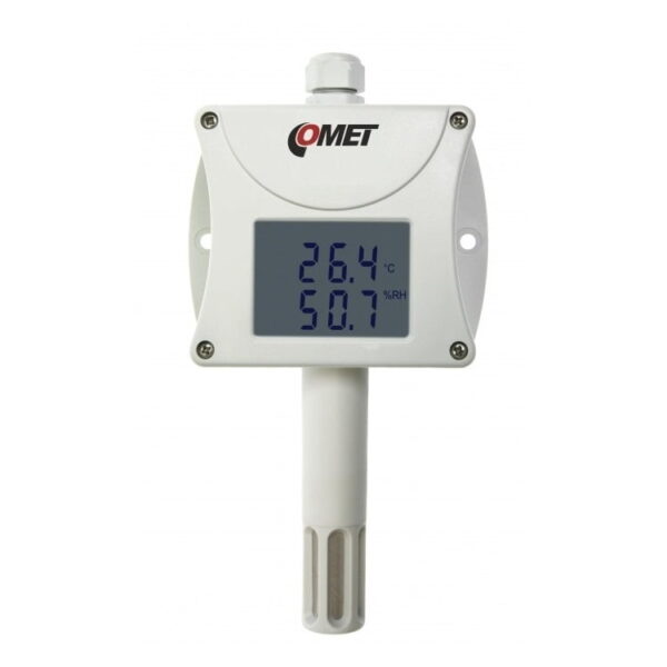 COMET T3311 Temperature and humidity transmitter with RS232 output and built-in sensors.
