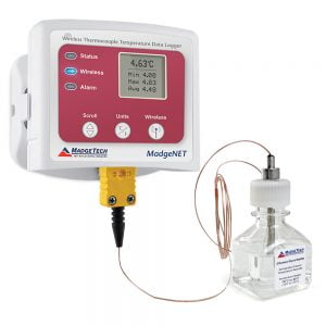 MadgeTech Vaccine Temperature Monitoring System.
