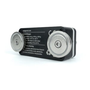 MadgeTech MagMount is a magnetic holder for use with the UltraShock and Shock300 data loggers.