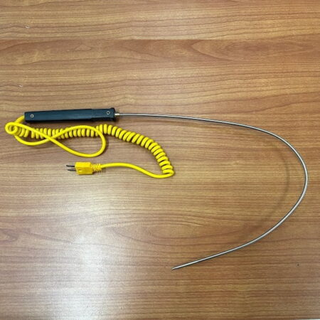 WRNM104K500-3 Type K thermocouple with 500mm long probe and rated up to 800°C.