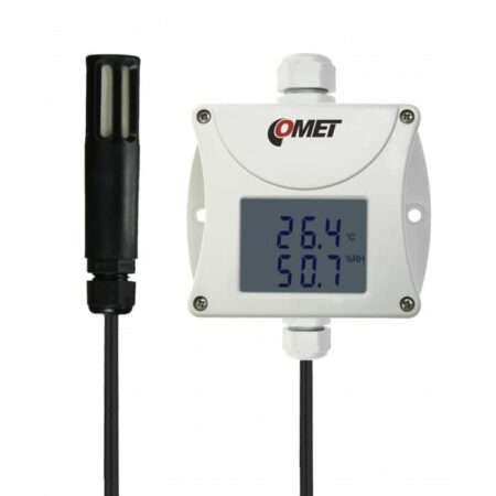 COMET T3111 Humidity and temperature transmitter with 4-20mA output.