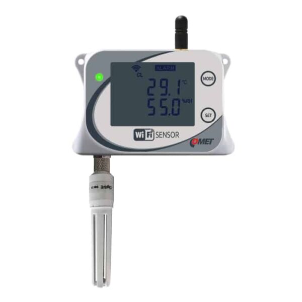COMET W3710 WiFi hygrometer comes with 3 year warranty and 3 months COMET cloud subscription.