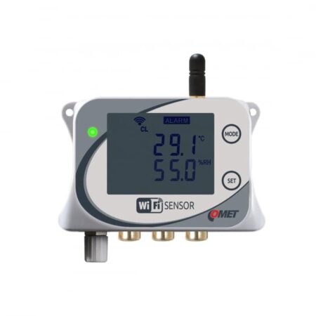COMET W3745 Wi-Fi temperature and relative humidity sensor for 4 external probes.