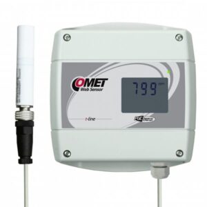 COMET T5641 CO2 Sensor with PoE, power over Ethernet.