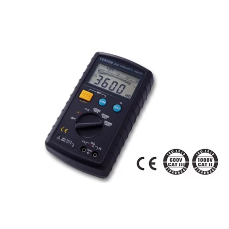 CENTER C360 insulation tester with 4 digits display.