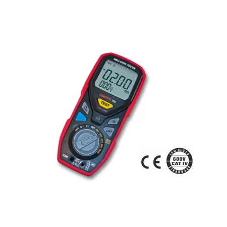 CENTER C365 Insulation tester with test range up to 20GΩ and live circuit detection.
