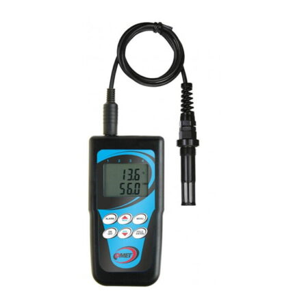 COMET C3121P thermo-hygrometer for compressed air measurement.