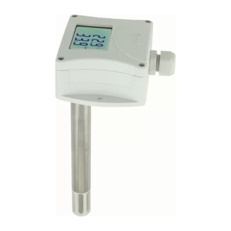 COMET T3113D duct mount temperature and Humidity transmitter with 4-20mA output.