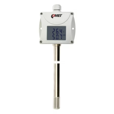 COMET T3117 duct mount Temperature and Humidity transmitter with 4 - 20mA output.