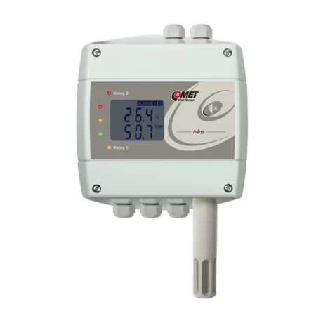 COMET H3530 thermometer hygrometer with Ethernet interface and relays, humidistat.