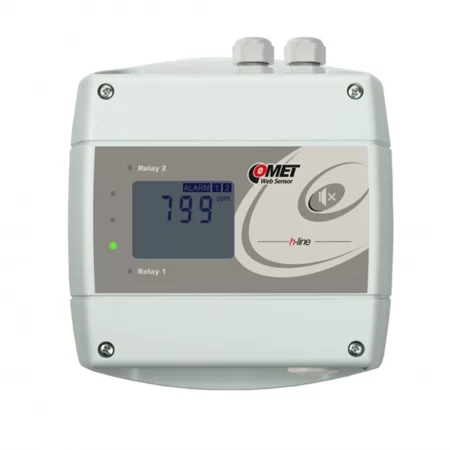 COMET H5524 remote CO2 concentration with Ethernet interface and two relay outputs.