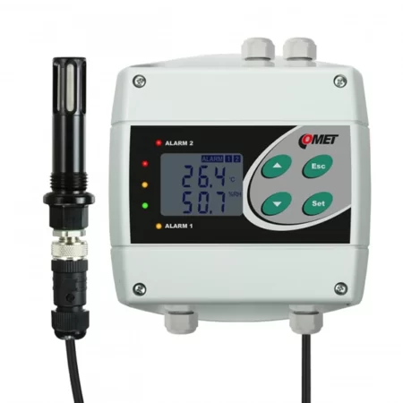 Comet H3061P compressed air temperature and humidity regulator with 230Vac/8A relays.